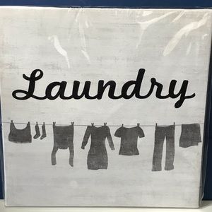 Laundry hanging cloth canvas